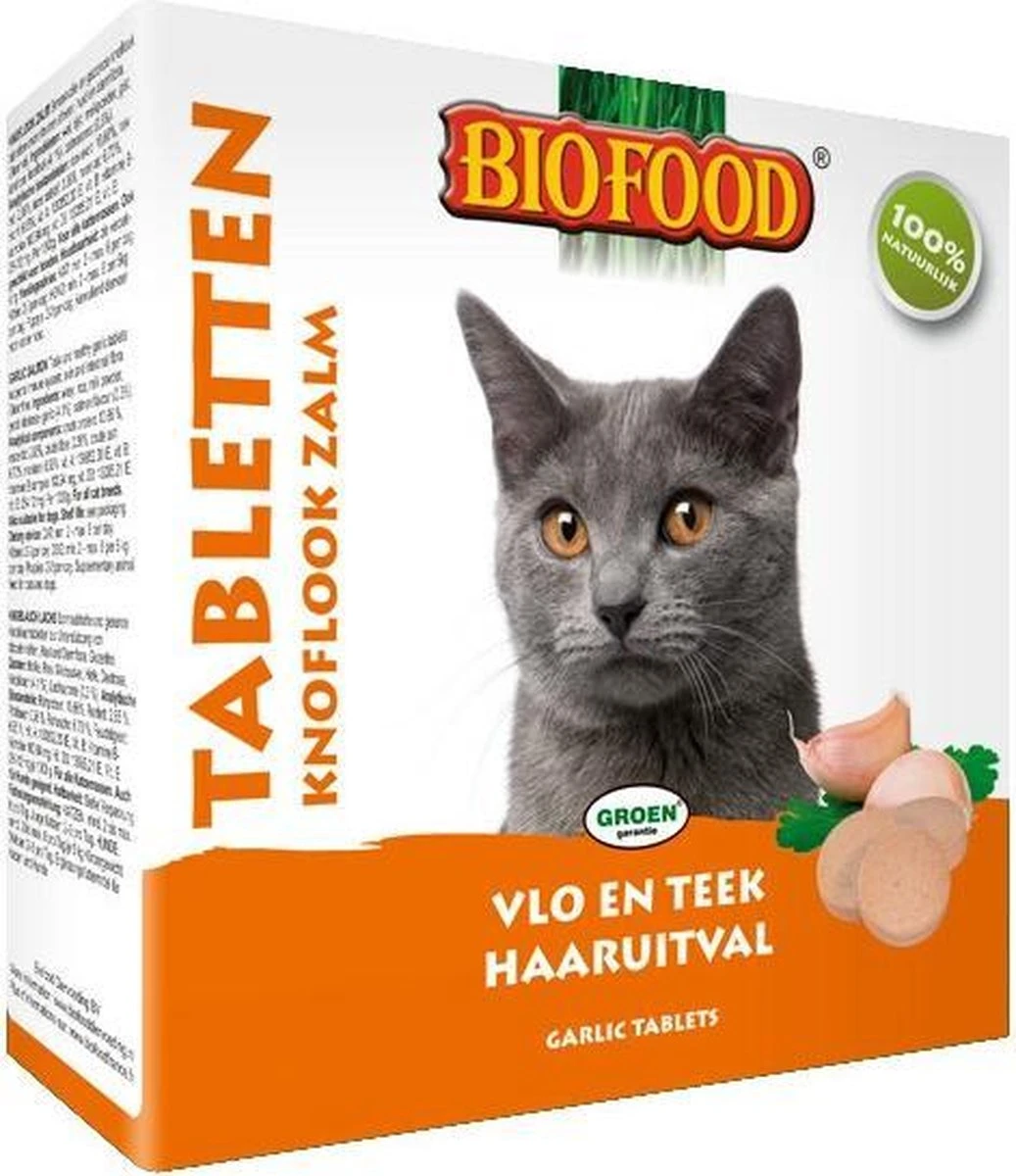 Biofood Kattensnoepjes Anti-Vlo - Zalm - 100 St