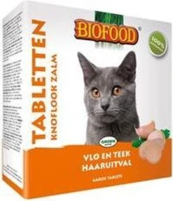 Biofood Kattensnoepjes Anti-Vlo - Zalm - 100 St -Kattenbenodigdheden Winkel 1038x1200