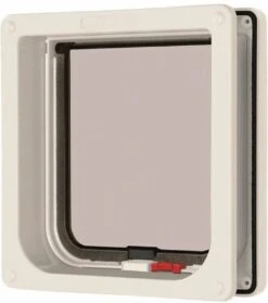 Cat Mate Kattenluik 234 Met Tweewegsluiting - Wit - 19,2 X 20cm -Kattenbenodigdheden Winkel 1063x1200 1