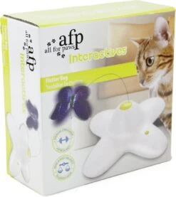 All For Paws - Interactive Flutterbug – Wit/Blauw - 1 Stuk -Kattenbenodigdheden Winkel 1070x1200 1