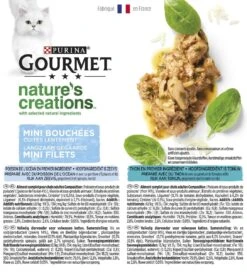 Gourmet Nature's Creations - Kattenvoer Natvoer - Zeevis - 48 X 85 Gr -Kattenbenodigdheden Winkel 1089x1200 3