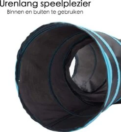 Merkloos Kattentunnel - Opvouwbaar - 3 Gangen - Voor Binnen En Buiten -Kattenbenodigdheden Winkel 1097x1200 2