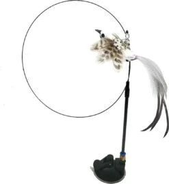 Kattenspeelgoed - Simulatie Vogel - Interactieve Grappige Kattenspeeltjes - Kattenhengel Met Zuignap + 4 Vogels + Een Kattenhengel GRATIS -Kattenbenodigdheden Winkel 1102x1200