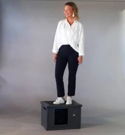 RHRQuality Kattenhuis Voor Binnen En Buiten Kattenhok Villa De Luxe Grijs -Kattenbenodigdheden Winkel 1104x1200 4