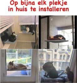 Merkloos Kattenhangmat - Kattenbed - Hangmat Kat Raam Ook Voor Radiator En Deur - Kattenmand Raam En Radiator - Katten Hangmat - Radiatorhangmat Kat Kattenstoel - Tijdelijk Met Extra Hangmat Hoes 16 Merkloos Kattenhangmat - Kattenbed - Hangmat Kat Raam Ook Voor Radiator En Deur - Kattenmand Raam En Radiator - Katten Hangmat - Radiatorhangmat Kat Kattenstoel - Tijdelijk Met Extra Hangmat Hoes -Kattenbenodigdheden Winkel 1109x1200
