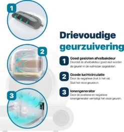 BOME Automatische Kattenbak - Zelfreinigende Kattenbak - Met App En Touchscreen - 65L 16 BOME Automatische Kattenbak - Zelfreinigende Kattenbak - Met App En Touchscreen - 65L -Kattenbenodigdheden Winkel 1128x1200