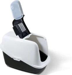 Savic Kattenbak Nestor - Kattenbak - Zwart/Wit - 56 X 39 X 38,5 -Kattenbenodigdheden Winkel 1141x1200 1