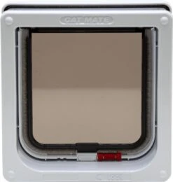 Cat Mate Kattenluik 234 Met Tweewegsluiting - Wit - 19,2 X 20cm -Kattenbenodigdheden Winkel 1141x1200 4