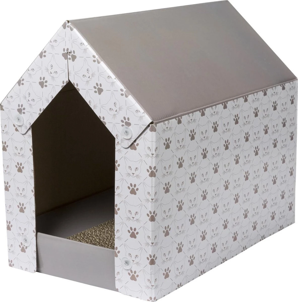 Adori Kattenhuis Met Krab-Bed - 40 X 25 X 36 Cm 3 Adori Kattenhuis Met Krab-Bed - 40 X 25 X 36 Cm