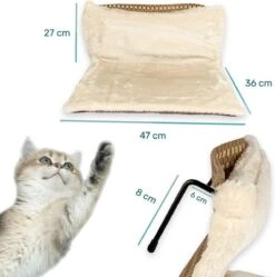 Kattenhangmat - Voor Aan Het Raam - Kattenmand - Raam - Hangmat Kat - Dieren - Kattenbed - Kattenmand - Slaapplek - Ligplaats -Kattenbenodigdheden Winkel 1188x1200 12