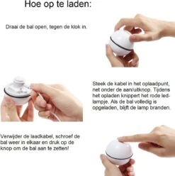 Catchit!® Interactieve Zelfrollende Bal Katten - Kattenspeeltjes - Inclusief USB Kabel En Staartjes - Kattenspeelgoed - Smart - Grijs 13 Catchit!® Interactieve Zelfrollende Bal Katten - Kattenspeeltjes - Inclusief USB Kabel En Staartjes - Kattenspeelgoed - Smart - Grijs -Kattenbenodigdheden Winkel 1197x1200 4