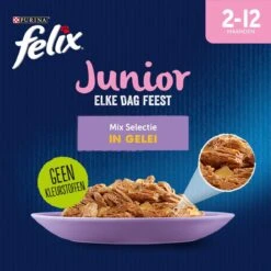 Felix Elke Dag Feest Mix Selectie In Gelei Junior - Katten Droogvoer - 48 X 85g -Kattenbenodigdheden Winkel 1198x1200 12