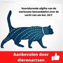 Biologische Vlooien- En Tekenband Voor Katten - BLAUW - Zonder Giftige Pesticiden - Veilig En Verantwoord -Kattenbenodigdheden Winkel 1199x1200