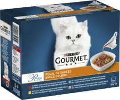 Gourmet Perle Sauce Delight - Kattenvoer Natvoer - Rund, Kip, Tonijn & Zalm - 48 X 85 Gr 18 Gourmet Perle Sauce Delight - Kattenvoer Natvoer - Rund, Kip, Tonijn & Zalm - 48 X 85 Gr -Kattenbenodigdheden Winkel 1200x1000 2