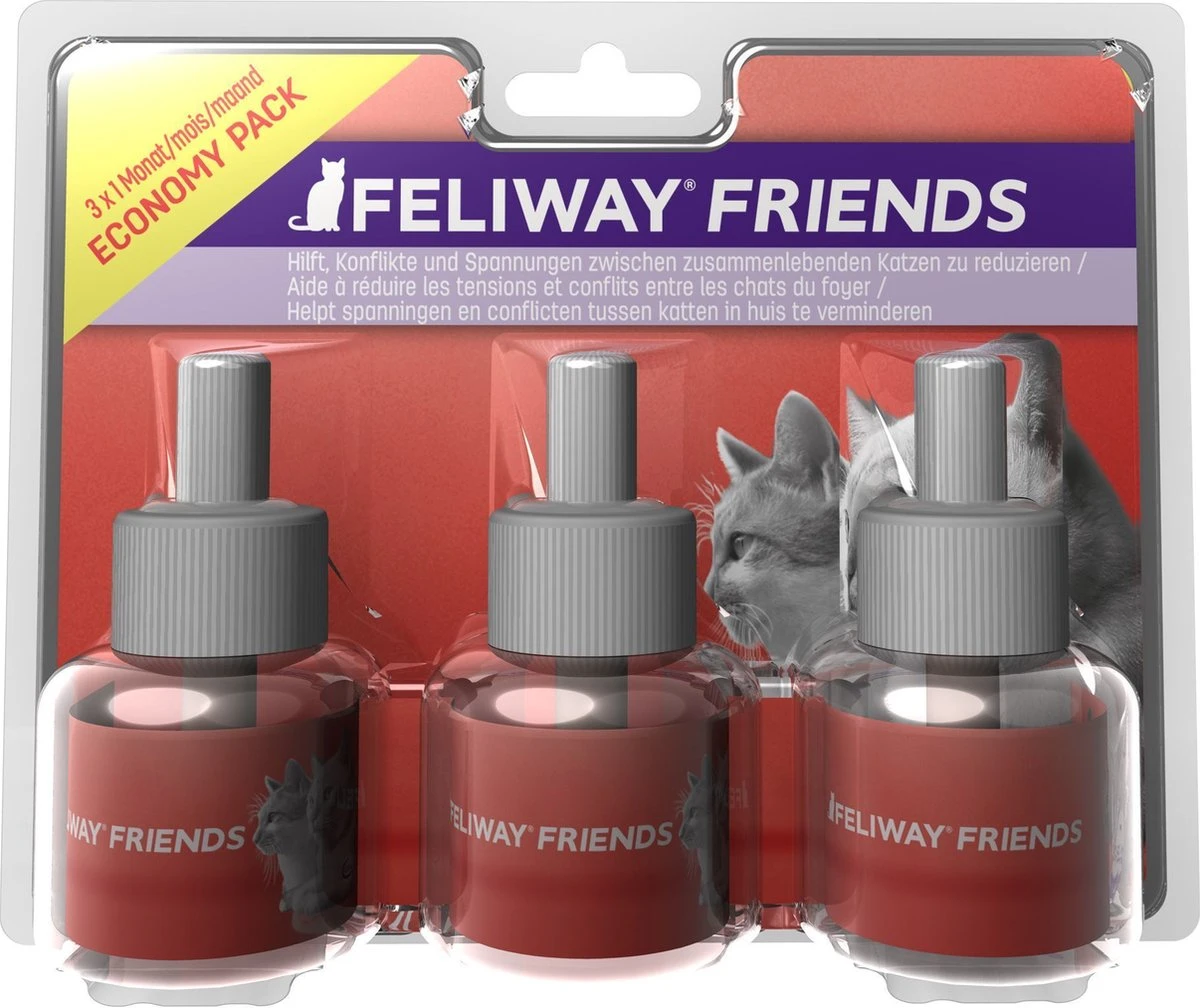 Feliway Friends - Navulling - 3 X 48 Ml 8 Feliway Friends - Navulling - 3 X 48 Ml - Afbeelding 6