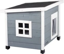 MyMax Kattenhuis - Hout - Openslaand Bitumen Dak - Kattenhuis Voor Buiten - Kattenhok - Kattenhuisje Hout - Grijs - 57*45*43CM 12 MyMax Kattenhuis - Hout - Openslaand Bitumen Dak - Kattenhuis Voor Buiten - Kattenhok - Kattenhuisje Hout - Grijs - 57*45*43CM -Kattenbenodigdheden Winkel 1200x1020 1