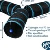 Adori Katten Tunnel 3 Gangen - Kattenspeelgoed - Ø25x50 Cm Zwart -Kattenbenodigdheden Winkel 1200x1029