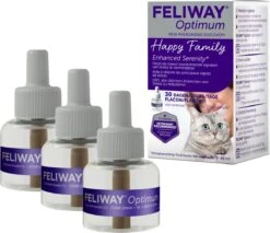 Feliway Optimum - Navulling 3-Pack - 3x Flacon 48 Ml - Anti-stress Kat 7 Feliway Optimum - Navulling 3-Pack - 3x Flacon 48 Ml - Anti-stress Kat -Kattenbenodigdheden Winkel 1200x1033