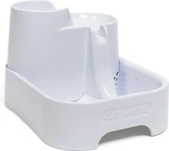 Cat Mate - Waterfontein Kat - Kattenfontein - Drinkfontein Kat - Fluisterstil - Poezen Fontein - Dieren Drinkbakken - Honden Fontein - 2 L -Kattenbenodigdheden Winkel 1200x1071