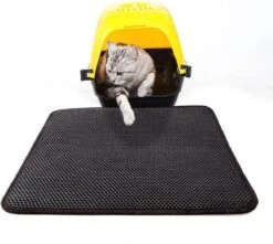 Oorspronkelijke Kattenbakmat, Kattenbak Mat Accessoire, Grit Opvangen, Honinggraad, Katten Mat, Waterdichte Dubbele Laag, Zwart, Urine/water Afstotend, Kat & Kitten, Cat Litter Mat 40x50cm -Kattenbenodigdheden Winkel 1200x1074 2