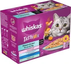 Whiskas 1+ Natvoer - Tasty Mix - Vis Van De Dag In Saus - Maaltijdzakjes 48 X 85 G 11 Whiskas 1+ Natvoer - Tasty Mix - Vis Van De Dag In Saus - Maaltijdzakjes 48 X 85 G -Kattenbenodigdheden Winkel 1200x1085 4