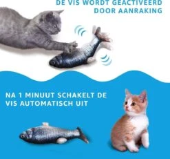 TwinQ Dansende Vis - Bewegende Vis Met Kattenkruid - Kattenspeeltjes - USB Oplaadbaar - Speelgoed Voor Katten - Incl. Kattenlampje -Kattenbenodigdheden Winkel 1200x1116 7