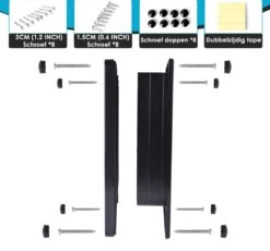 Gluxury Kattenluik Zwart Met Tunnel - 4 Vergrendelingsstanden - Weerbestendig - Binnen En Buiten - Maat L - Nederlandse Handleiding -Kattenbenodigdheden Winkel 1200x1118 3