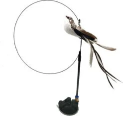 Kattenspeelgoed - Simulatie Vogel - Interactieve Grappige Kattenspeeltjes - Kattenhengel Met Zuignap + 4 Vogels + Een Kattenhengel GRATIS -Kattenbenodigdheden Winkel 1200x1125 4