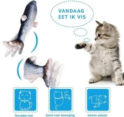 TwinQ Dansende Vis - Bewegende Vis Met Kattenkruid - Kattenspeeltjes - USB Oplaadbaar - Speelgoed Voor Katten - Incl. Kattenlampje -Kattenbenodigdheden Winkel 1200x1128 5