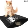 Kattenbakmat - Schoonloopmat - Katten Grit Opvanger - Kattenbakvulling - Waterdicht - Dubbele Laag - Honingraat - 40 X 50 Cm - Zwart -Kattenbenodigdheden Winkel 1200x1142 2