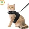 Zootic Kattentuigje Met Leiband Riem Kattenharnas Zwart Maat M Kat & Kitten - Halsomvang 20 Tot 26cm - Borstomvang 30 Tot 34cm -Kattenbenodigdheden Winkel 1200x1148 2