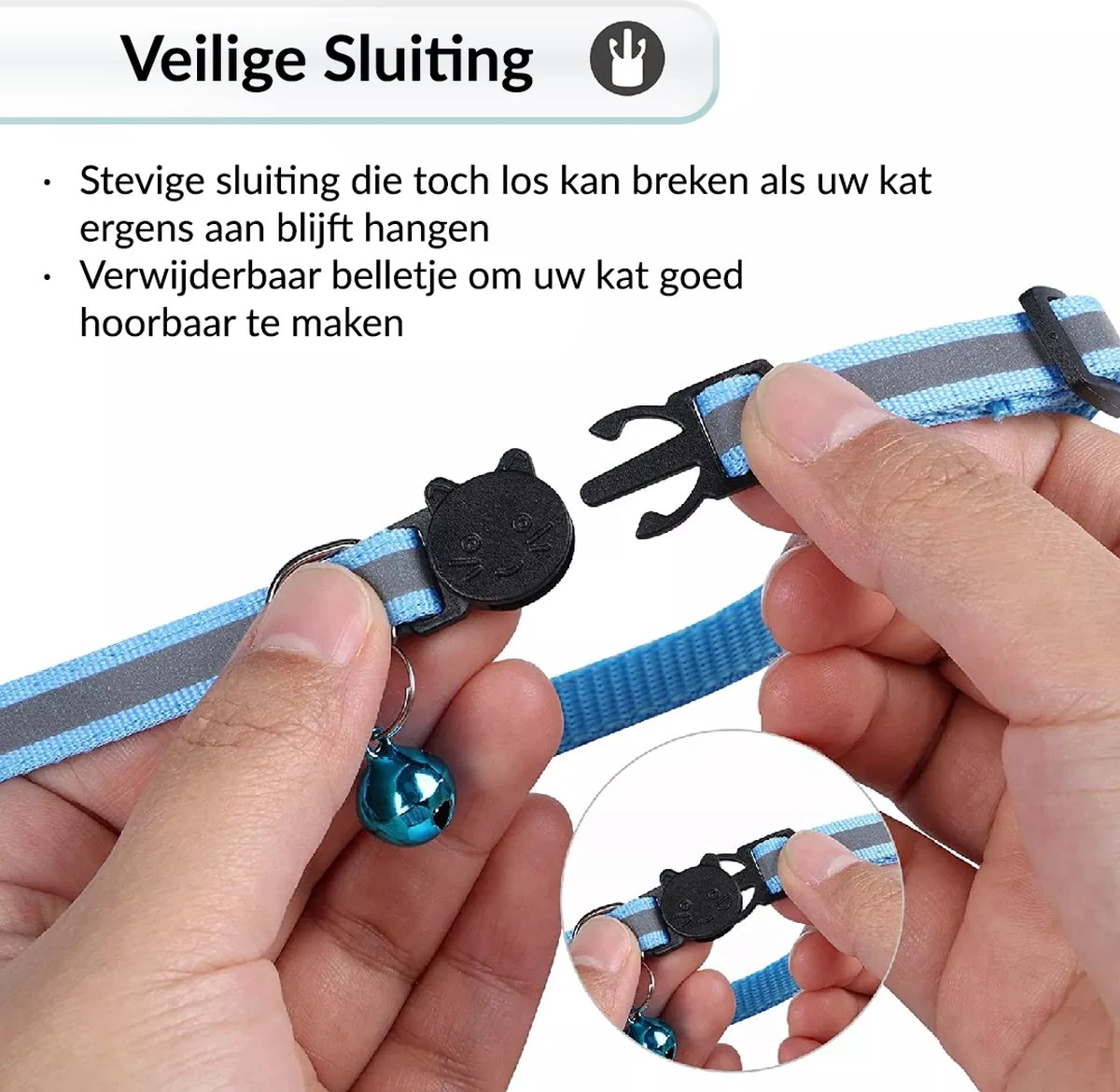 BJØRK Kattenhalsband Airtag - Reflecterend - Zwart - Verstelbaar - 20 Tot 30 Cm - Tracker- GPS - Geschikt Voor Apple AirTag - Kattenriem - Katten Accessoire - Halsband Kat Airtag 9 BJØRK Kattenhalsband Airtag - Reflecterend - Zwart - Verstelbaar - 20 Tot 30 Cm - Tracker- GPS - Geschikt Voor Apple AirTag - Kattenriem - Katten Accessoire - Halsband Kat Airtag - Afbeelding 7