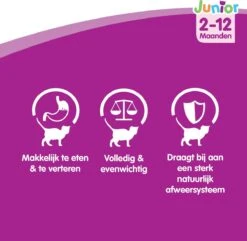 Whiskas Junior Katten Natvoer - Classic Selectie In Saus - 48 X 100g -Kattenbenodigdheden Winkel 1200x1172 4