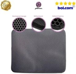 Professionele Kattenbakmat + Cadeau – Schoonloopmat Kattenbak – Katten Grit Opvanger – Dubbele Waterdichte Laag – Uitloopmat Kattenbak – Kattenverzorging – Kattenbak Accessoires - Gritmat – Kat Benodigdheden -Kattenbenodigdheden Winkel 1200x1173