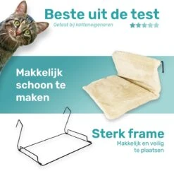 Kattenhangmat - Voor Aan Het Raam - Kattenmand - Raam - Hangmat Kat - Dieren - Kattenbed - Kattenmand - Slaapplek - Ligplaats -Kattenbenodigdheden Winkel 1200x1174 8