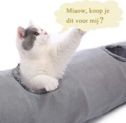 Bonbox Shop - Kattentunnel - 130 CM - Katten Speelgoed - Kitten - Spelen- Speeltunnel - Speelgoed Voor Katten -Kattenbenodigdheden Winkel 1200x1175 8