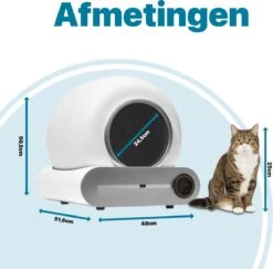 BOME Automatische Kattenbak - Zelfreinigende Kattenbak - Met App En Touchscreen - 65L 21 BOME Automatische Kattenbak - Zelfreinigende Kattenbak - Met App En Touchscreen - 65L -Kattenbenodigdheden Winkel 1200x1182 2
