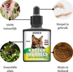 Natuurlijke Vlooiendruppels Voor Katten - Vanaf 4 Kg - 100% Natuurlijk - Vlooien - Zonder Giftige Pesticiden - 30 Ml - Speciale Formule Voor Katten - Vachtdruppels - Made In Holland -Kattenbenodigdheden Winkel 1200x1188 1