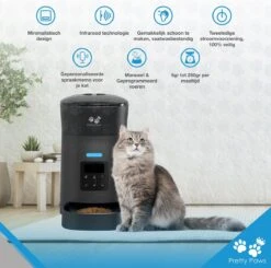 Pretty Paws PP002 Professionele Automatische Voerbak - Instelbaar Voedingsschema - Voerautomaat - Voerbak Kat Automatisch 18 Pretty Paws PP002 Professionele Automatische Voerbak - Instelbaar Voedingsschema - Voerautomaat - Voerbak Kat Automatisch -Kattenbenodigdheden Winkel 1200x1190 3