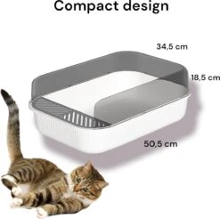 Merkloos Kattenbak - Zwart - Open - Incl. Schep - Modern - Hip - Trendy - Design Kattenbak 12 Merkloos Kattenbak - Zwart - Open - Incl. Schep - Modern - Hip - Trendy - Design Kattenbak -Kattenbenodigdheden Winkel 1200x1196 1
