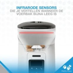 Pretty Paws PP002 Professionele Automatische Voerbak Kat- Stemrecorder - Voerautomaat - Katten Voerbak - Minimalistisch -Kattenbenodigdheden Winkel 1200x1199 2