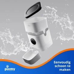 PIXMY - Automatische Voerbak Kat - 4L - Wi-Fi - Met App En Full HD Camera - Voerbak Kat -Kattenbenodigdheden Winkel 1200x1199