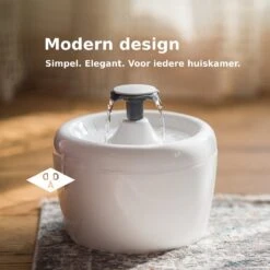 TrevoPet® Drinkfontein Kat - Waterfontein Kat - Kattenfontein - Fluisterstil - Drinkfontein - Drinkbak Kat - 2.5 Liter - Inclusief Filter - Wit -Kattenbenodigdheden Winkel 1200x1200 113