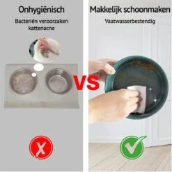 GIZMO 2x Voerbak Kat - 400 Ml - Groen - Keramische Drink- & Voerbakken Met Standaard - 13 Cm - 2 Stuks 19 GIZMO 2x Voerbak Kat - 400 Ml - Groen - Keramische Drink- & Voerbakken Met Standaard - 13 Cm - 2 Stuks -Kattenbenodigdheden Winkel 1200x1200 136