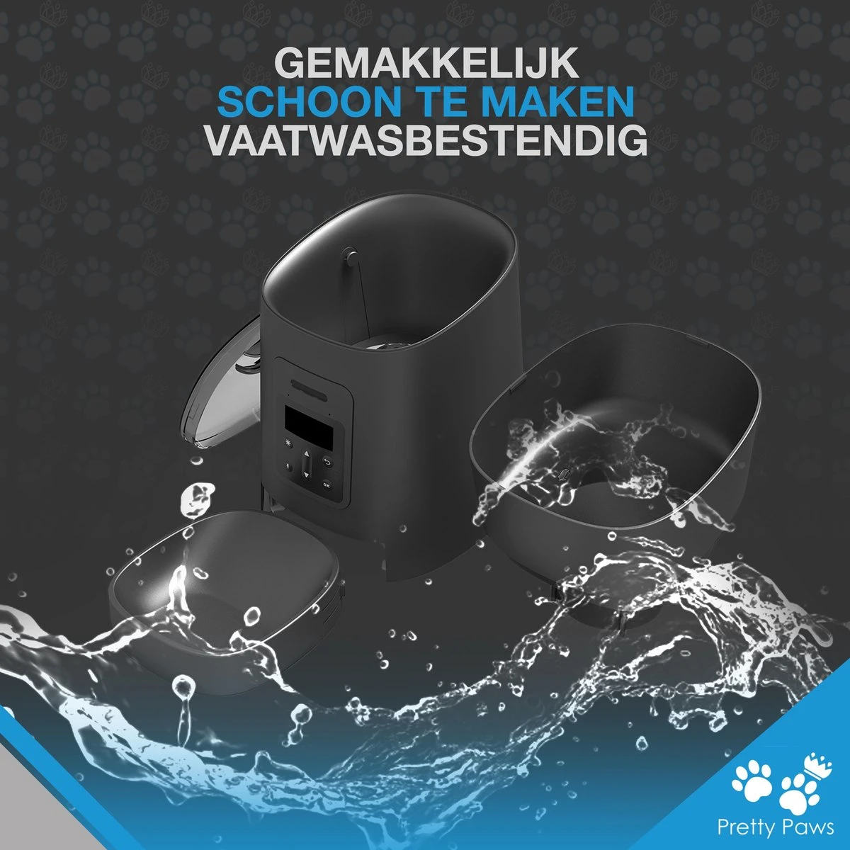 Pretty Paws PP002 Professionele Automatische Voerbak - Instelbaar Voedingsschema - Voerautomaat - Voerbak Kat Automatisch 6 Pretty Paws PP002 Professionele Automatische Voerbak - Instelbaar Voedingsschema - Voerautomaat - Voerbak Kat Automatisch - Afbeelding 4