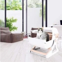 Eyzo Zelfreinigende Kattenbak Roze - 50x50x46 Cm - Toilet Voor Katten -Kattenbenodigdheden Winkel 1200x1200 176