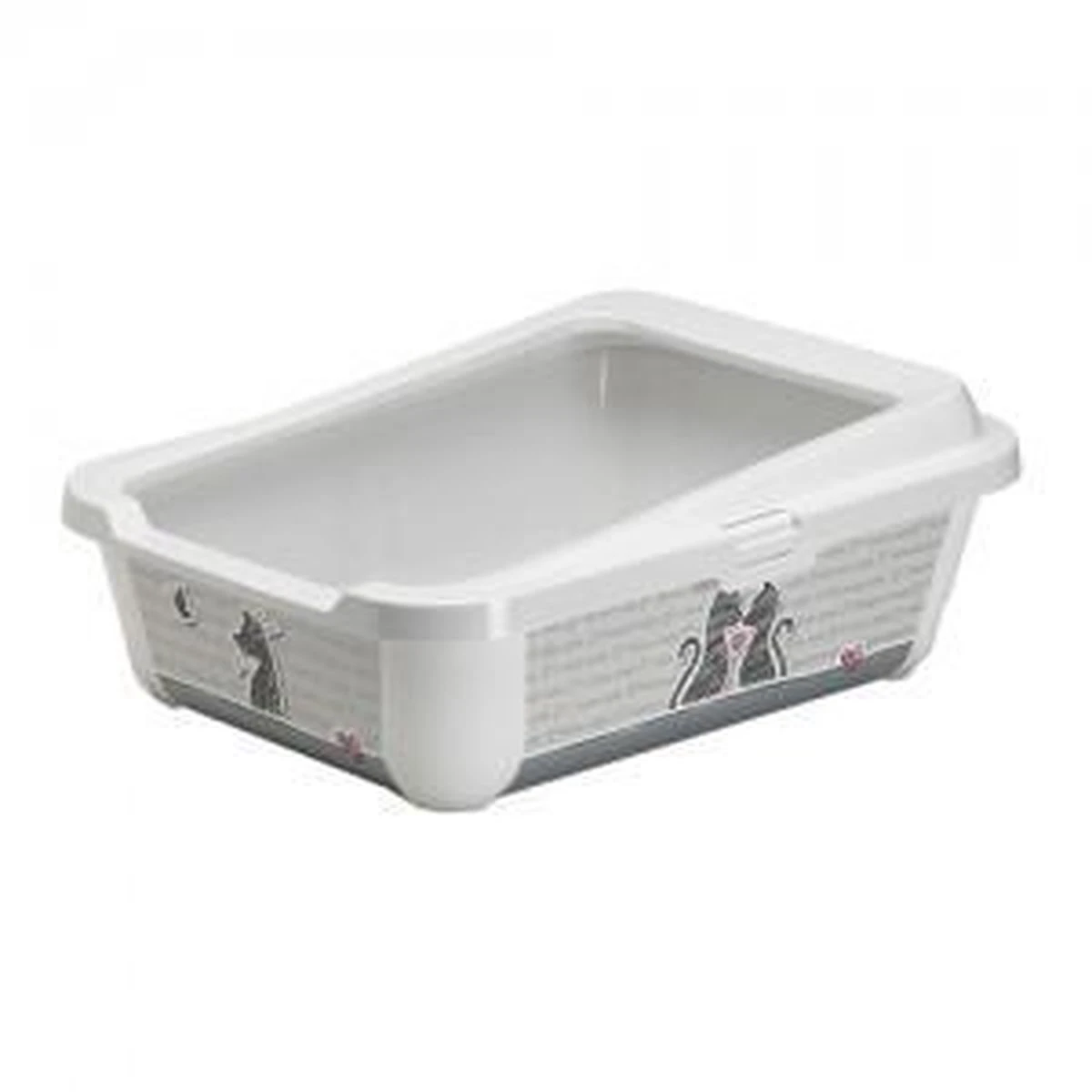 Moderna Trendy Cat Open - Grijs - Kattenbak - 50.5 X 38.5 X 18 Cm 5 Moderna Trendy Cat Open - Grijs - Kattenbak - 50.5 X 38.5 X 18 Cm - Afbeelding 3