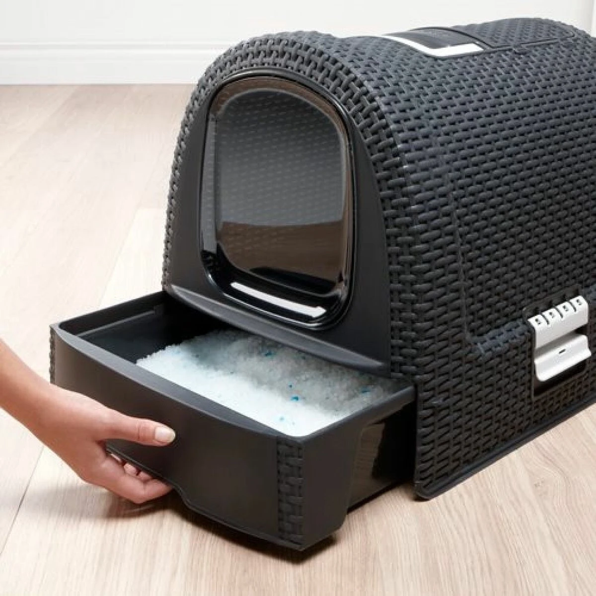 Curver Kattenbak - Antraciet - 51 X 38,5 X 39,5 Cm 7 Curver Kattenbak - Antraciet - 51 X 38,5 X 39,5 Cm - Afbeelding 5