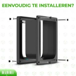 Rirri Kattenluik Met Tunnel - 4 Vergrendelingsstanden - Weersbestendig - Binnen En Buiten - Maat M - Zwart - 19 X 20 Cm 12 Rirri Kattenluik Met Tunnel - 4 Vergrendelingsstanden - Weersbestendig - Binnen En Buiten - Maat M - Zwart - 19 X 20 Cm -Kattenbenodigdheden Winkel 1200x1200 285