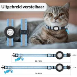 BJØRK Kattenhalsband Airtag - Reflecterend - Zwart - Verstelbaar - 20 Tot 30 Cm - Tracker- GPS - Geschikt Voor Apple AirTag - Kattenriem - Katten Accessoire - Halsband Kat Airtag 14 BJØRK Kattenhalsband Airtag - Reflecterend - Zwart - Verstelbaar - 20 Tot 30 Cm - Tracker- GPS - Geschikt Voor Apple AirTag - Kattenriem - Katten Accessoire - Halsband Kat Airtag -Kattenbenodigdheden Winkel 1200x1200 360